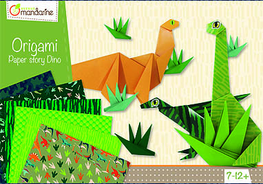 Origami-Set Dinosaurier